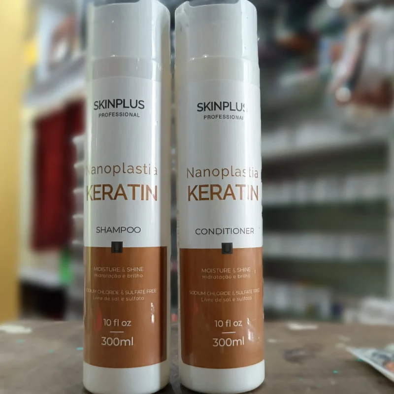 Skinplush Home care Nanoplastia Keratin SHAMPOO+CONDITIONER 300ml +300ml