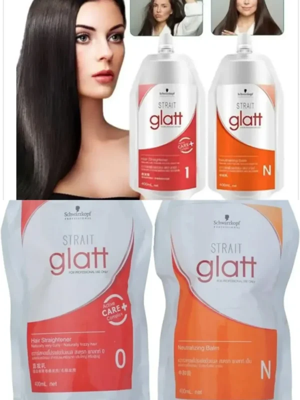 Schwarzkopf Glatt Hair Straightening Cream And Neutralizer
