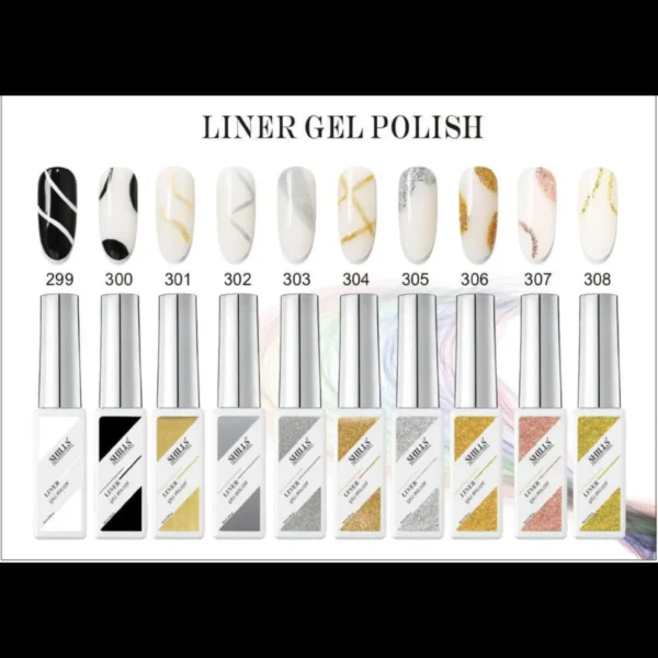 Shills Professional Liner Gel Polish 299-308