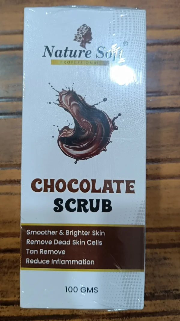 Nature soft chocolate scrub
