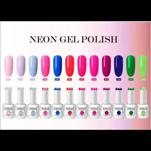 Shills Professional Neon Gel Polish 287--298