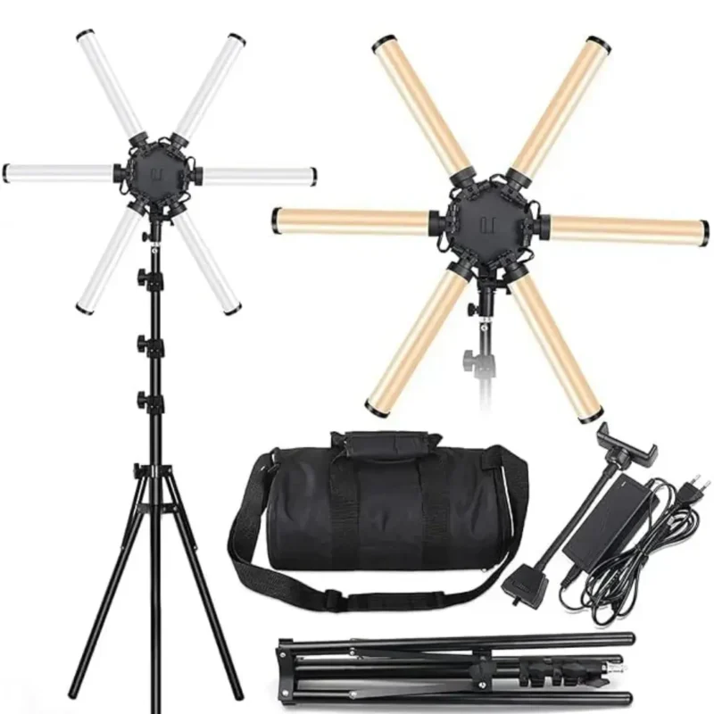 6 Arm Pretty Perfect Professional Led Star Ring Light