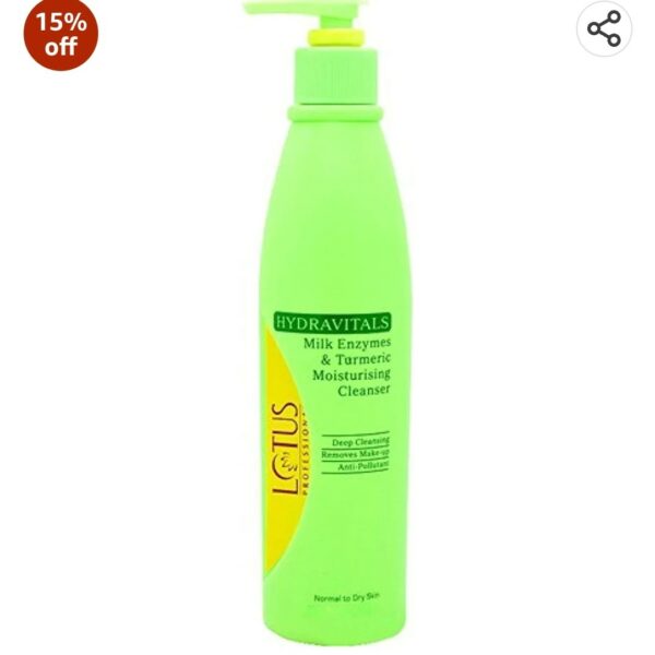 Lotus Hydravitals Milk Enzymes & Turmeric Moisturising Cleanser