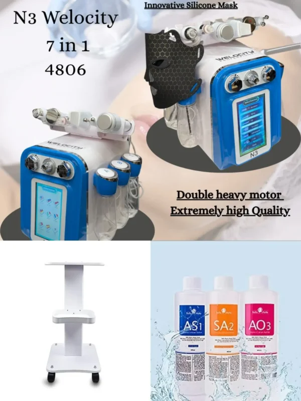 New Advance 7 in 1 Hydra facial Machine Full set