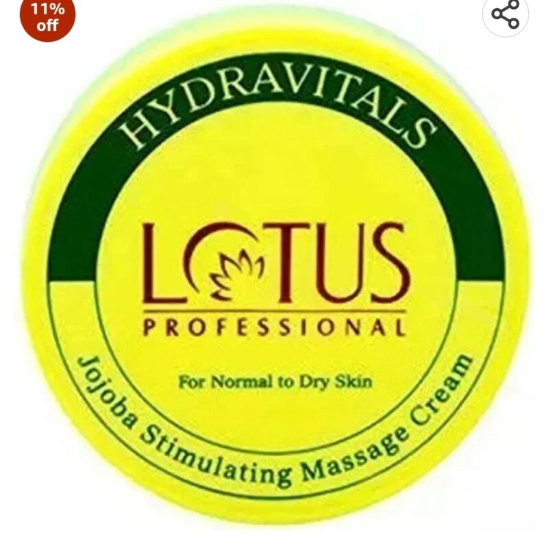 Lotus Hydravitals Jojoba Stimulating Massage Cream