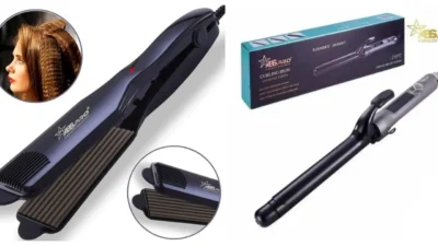 ABS Pro Micri Crimper & 22Mm Curling Tong COMBO