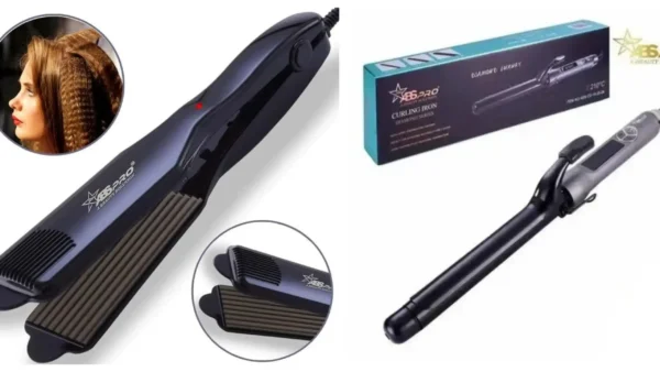 ABS Pro Micri Crimper & 22Mm Curling Tong COMBO