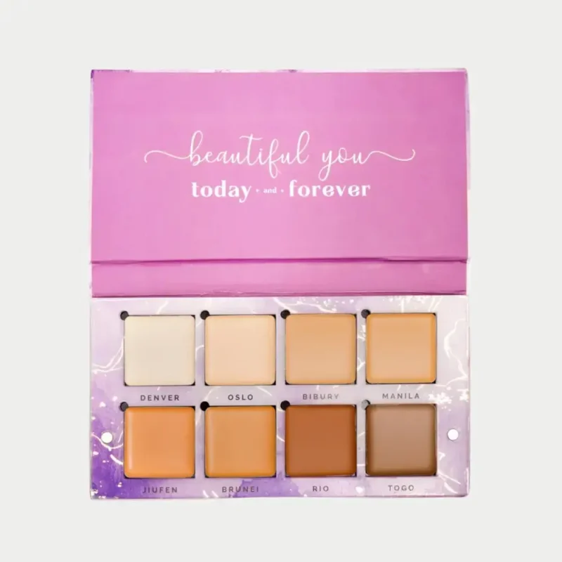 Aflairza Soft Glam Base Palette 8 color concealer