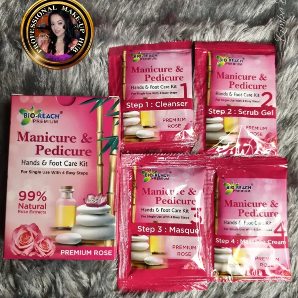 Bio Reach Manicure And Pedicure Kit Rose