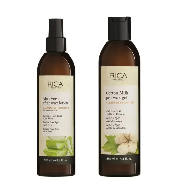 Rica  Pre wax Gel And post wax Oil