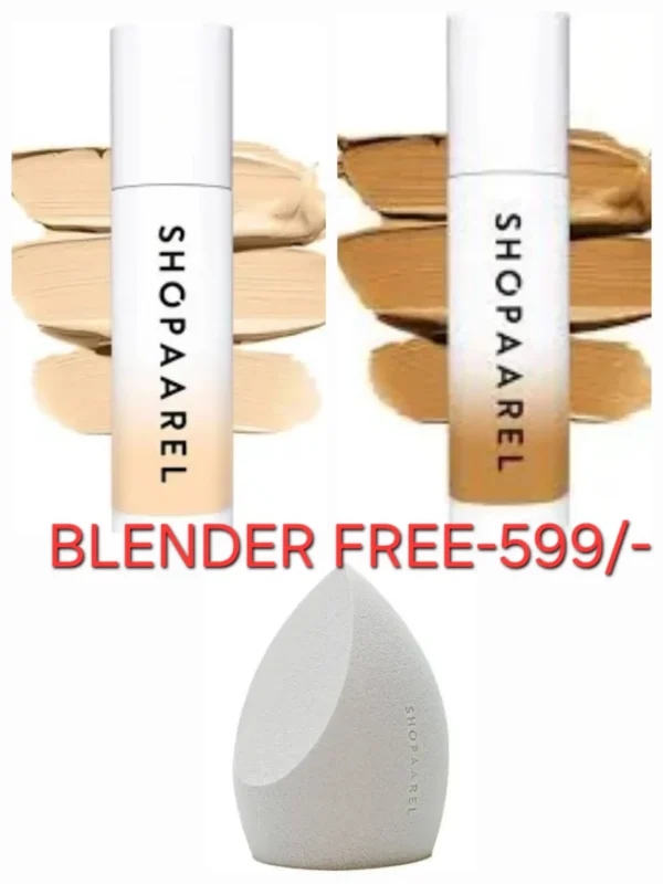 Shopaarel Miracle Foundation Combo With Blender