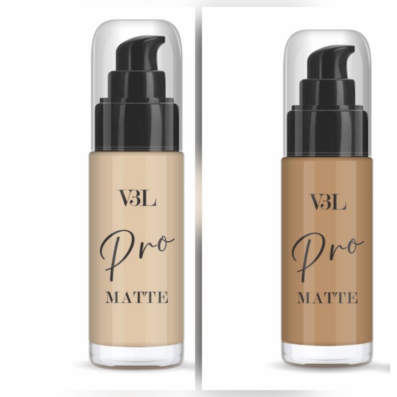 Combo V3L Pro Matt Beauty Lock Foundation Fair & Dusky 40ml