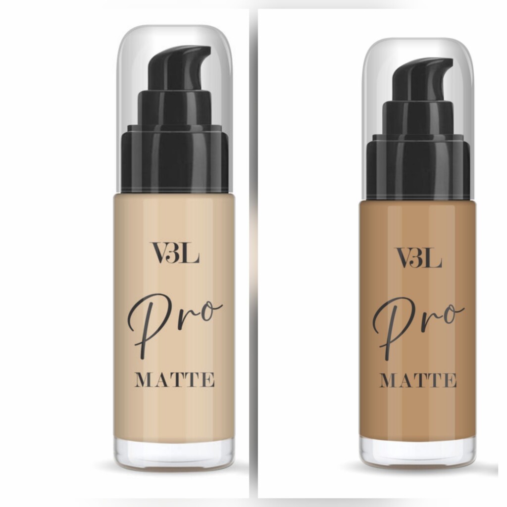 Combo V3L Pro Matt Beauty Lock Foundation Fair & Dusky 40ml