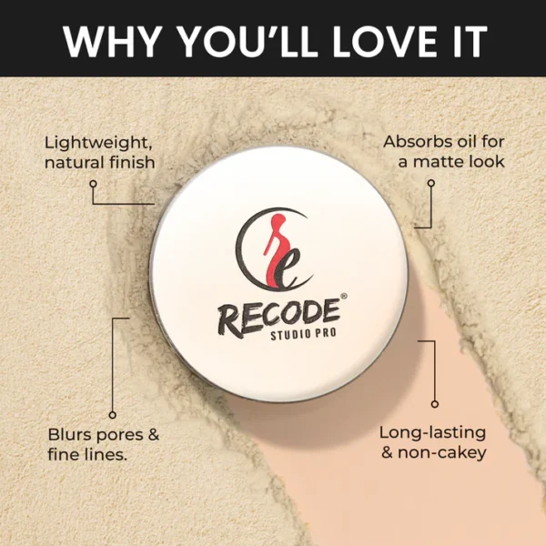 Recode Set & Forget Fine Matte Translucent Setting Powder
