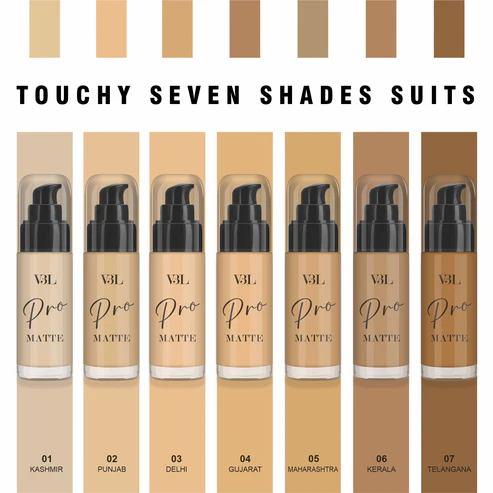 V3L Pro Matt Beauty Lock Foundation 40ml