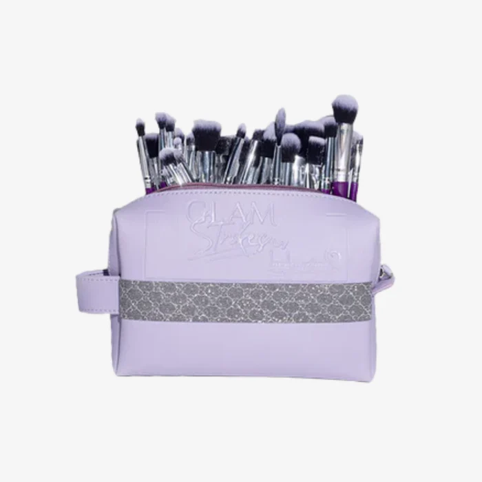 Londonprime Glamstrokes 32 Pcs Budget friendly Brush Set (Lavender)