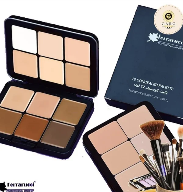 Ferrarucci 12 Color Concealer Cream Palette