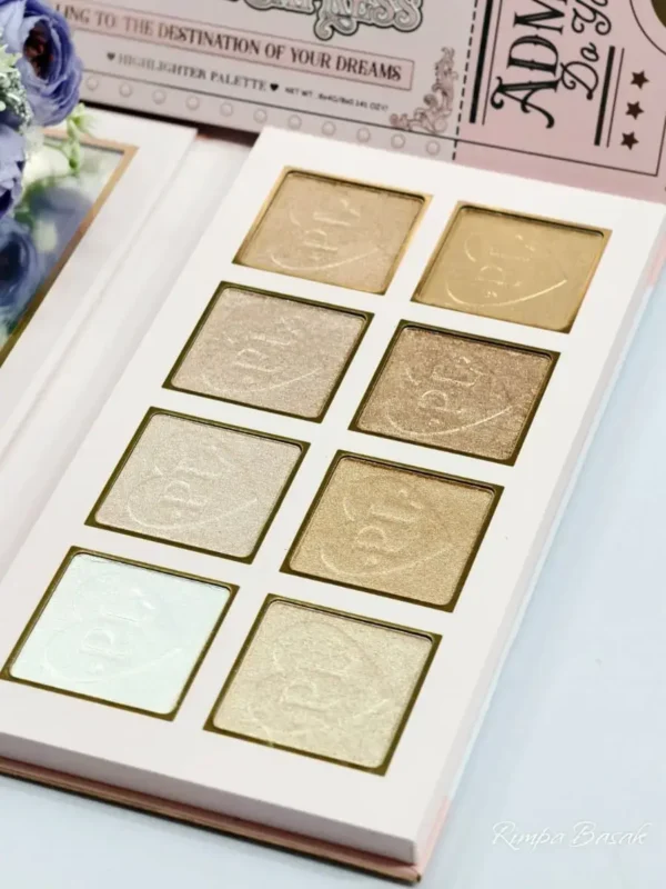 Plouise Golden Ticket All Aboard highlighter palette