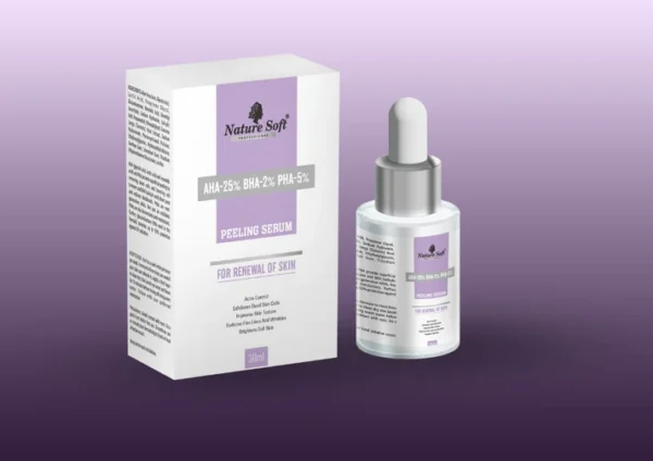 nature soft aha bha pha Peeling face serum