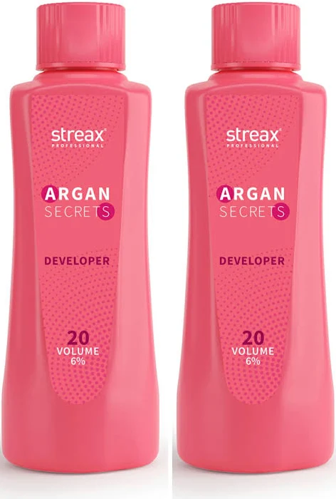 Streax Professional Developer 12% For Hair Colour With Argan Secrets Colourant Hair Color