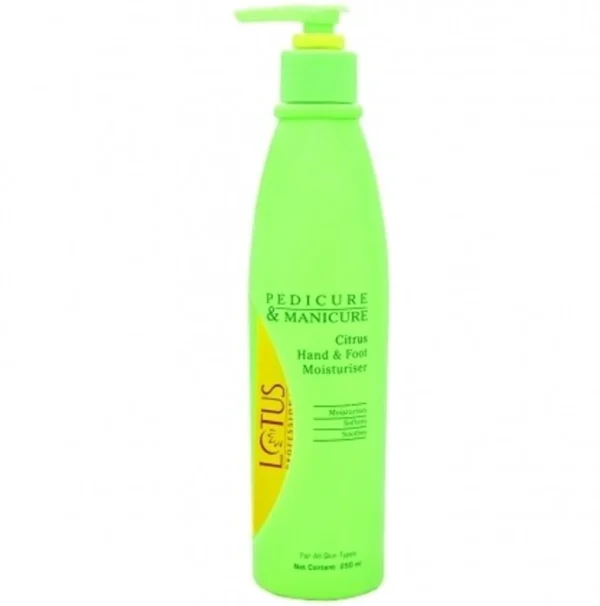 Lotus Professional Pedicure & Manicure Citrus Hand & Foot Moisturiser