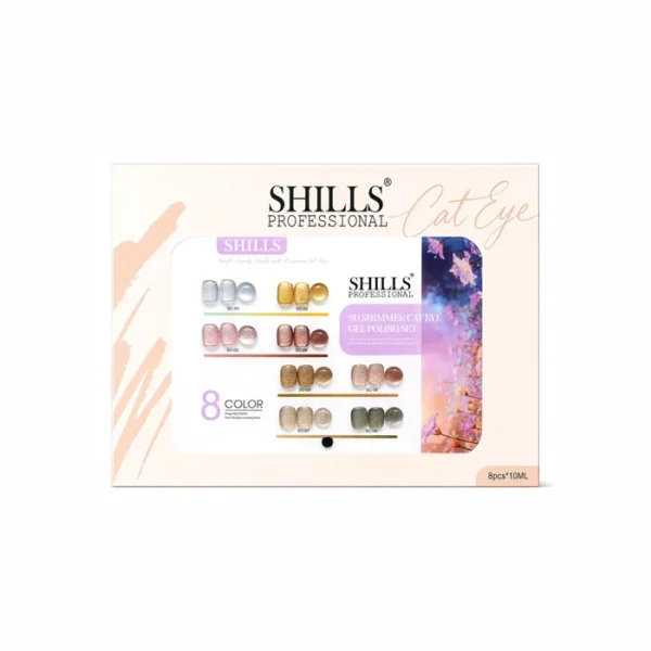 Shills Professional 9D Shimmer Cat Eye Gel Polish Set