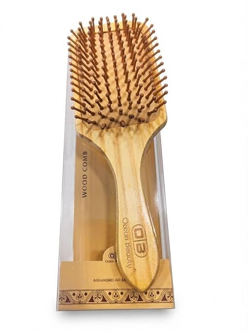 Ocean Beauty Wooden Padel Comb