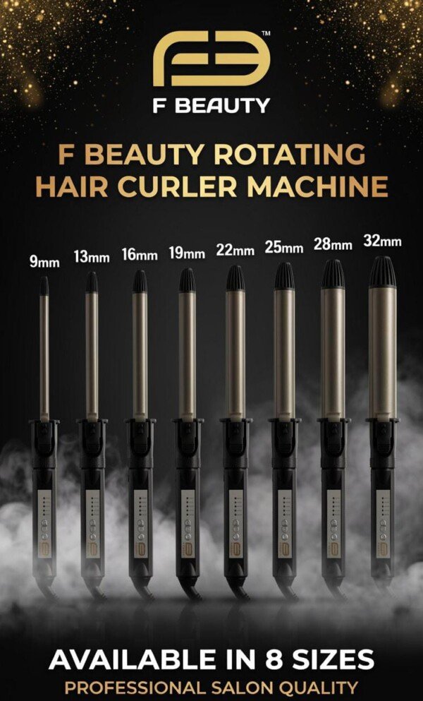 F Beauty Twist Roted Curling Tong Rotating Curler