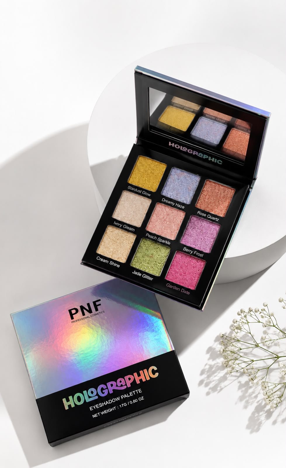 PNF Holographic Eyeshadow Palette