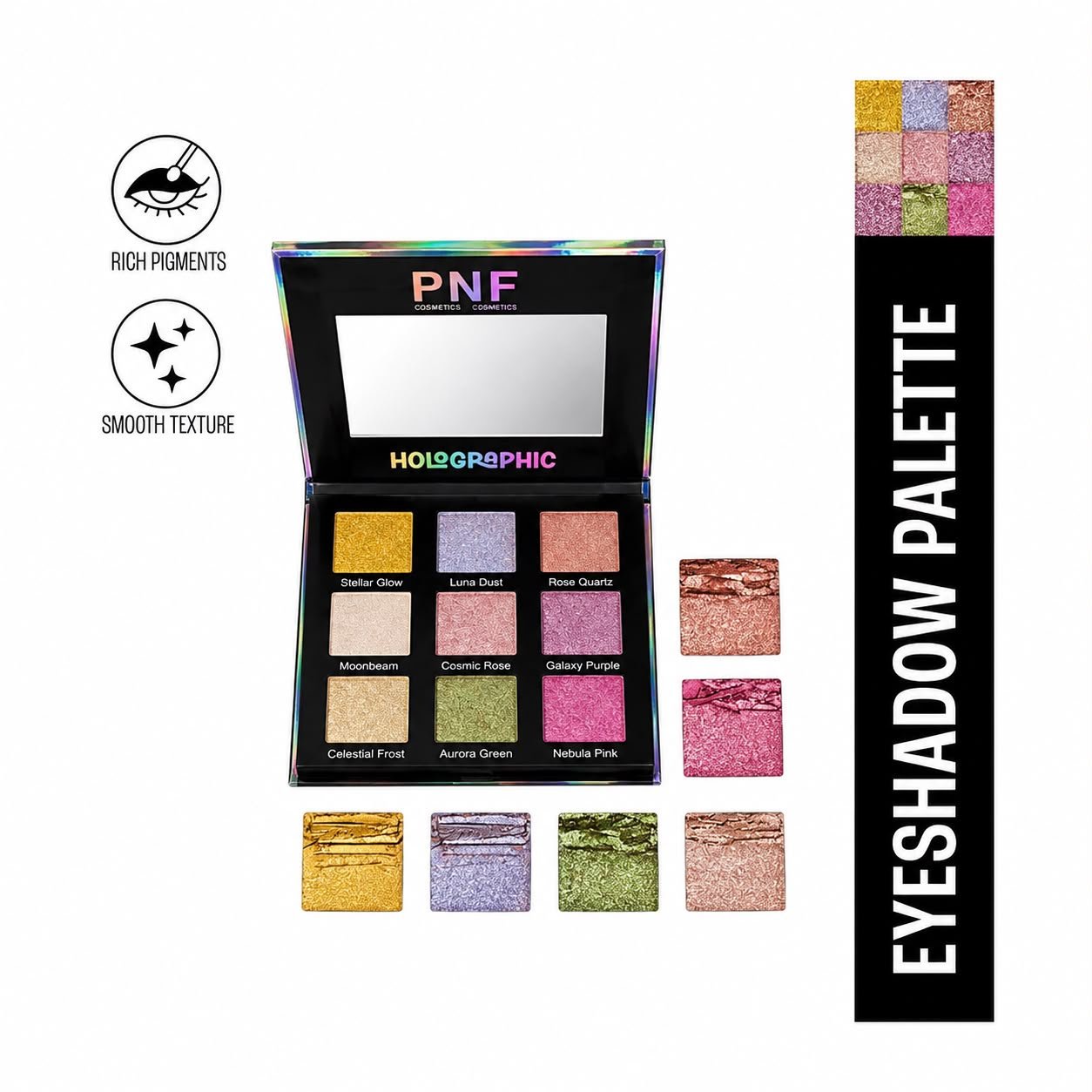 PNF Holographic Eyeshadow Palette