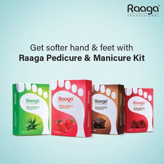Raaga Professional Pedicure and Manicure Kit for Soft & Relaxed Hands and Feet