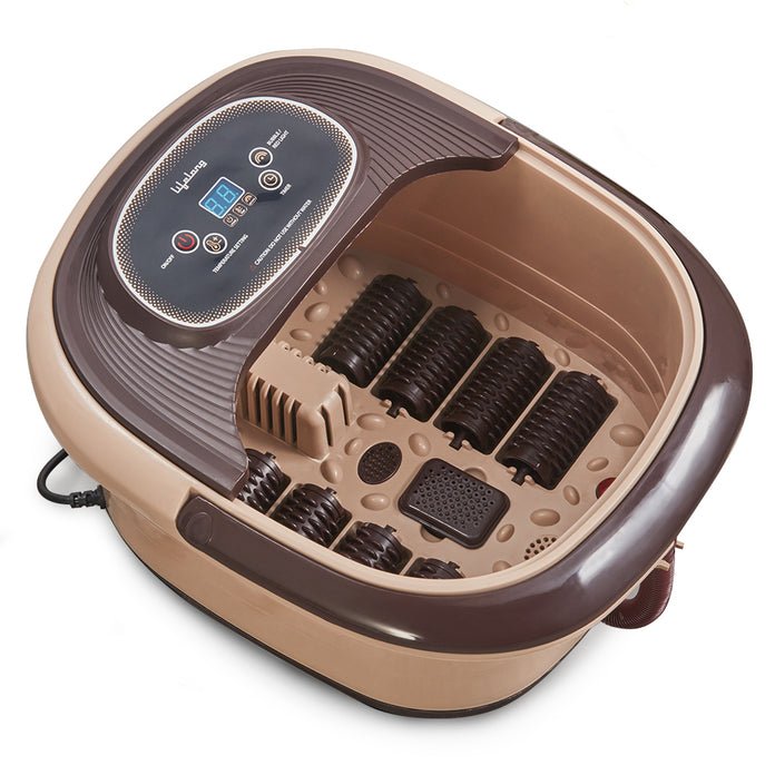 Advance Foot Spa Massager 500W Electric Foot Spa Machine with 8 Manual Rollers, Digital Panel