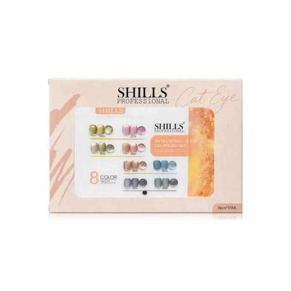 Shills Professional 9D Diamond Cat Eye Gel Polish Set