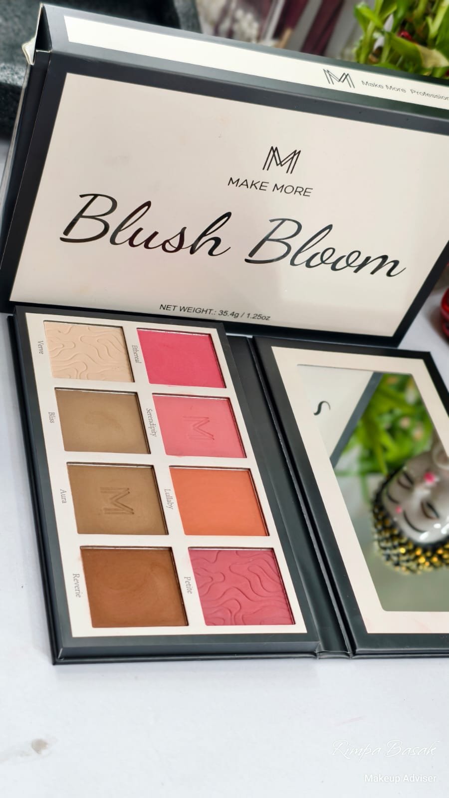 Make more Blush Bloom Contour Blush Palette 8 Color