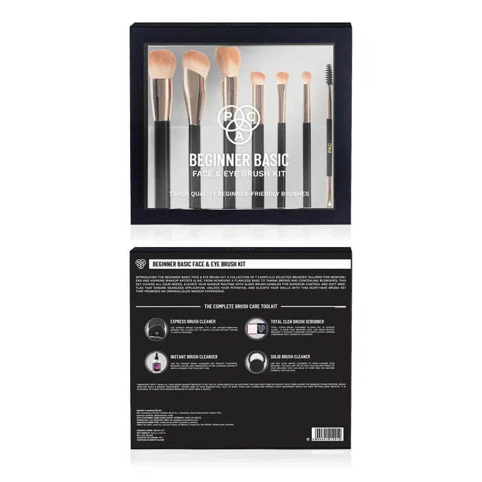 Pac Beginner Basic Face & Eye 7 Pcs Brush Set
