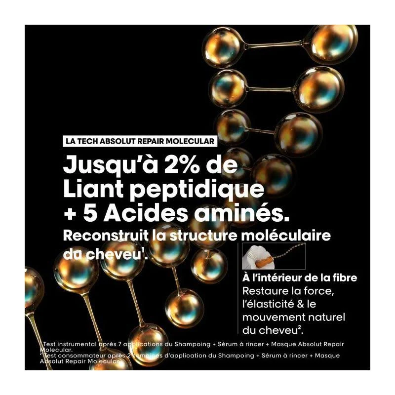 Loreal Professional Absolut Repair Molecular Shampoo & mask(300ml+ 250ml)