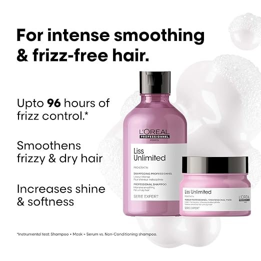 loreal professional liss unlimited Shampoo & mask (300ml+250ml)