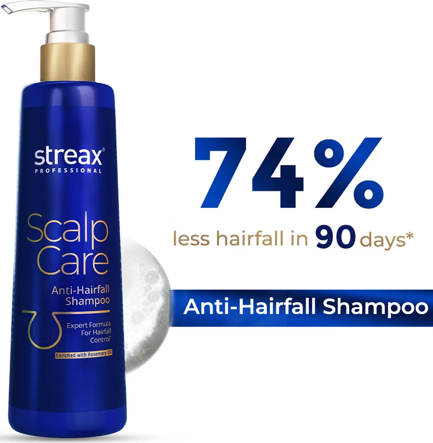 Streax Professional Scalp Care Anti Hairfall Shampoo