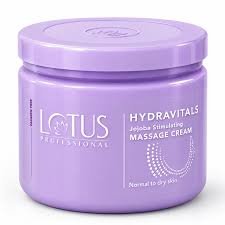 Lotus Hydravitals Jojoba Stimulating Massage Cream